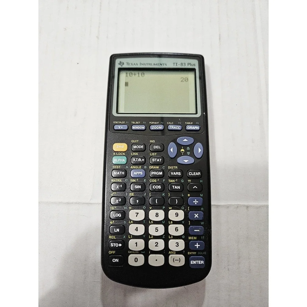 TI-83 Graphing Calculator With Cover  Works‎ Great